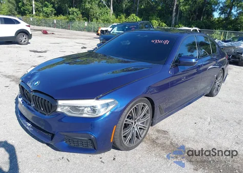 2019 BMW 540 from USA, damaged, VIN WBAJE5C52KWW42453